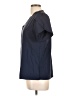 Unbranded 100% Polyester Blue Short Sleeve Blouse Size L - photo 5