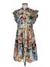 Assorted Brands Print Blue Casual Dress Size S - photo 1