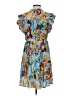 Assorted Brands Print Blue Casual Dress Size S - photo 2