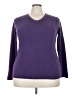 Carolyn Taylor 100% Acrylic Purple Pullover Sweater Size 3X - photo 1
