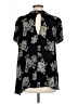 Torrid 100% Rayon Black Short Sleeve Blouse Size Lg Plus (0) - photo 2
