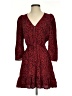 Zara Hearts Red Casual Dress Size S - photo 1