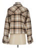 Ci Sono Plaid Tan Long Sleeve Blouse Size S - photo 2