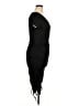 Shein Solid Black Casual Dress Size XL - photo 4