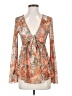 Shein Paisley Orange Romper Size 4 - photo 1