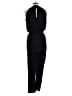 Spense Solid Black Jumpsuit Size 10 - photo 2