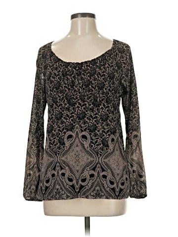 Lizwear by Liz Claiborne Long Sleeve Top (view 1)