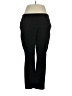 dalia Solid Black Active Pants Size XL - photo 1
