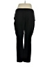 dalia Solid Black Active Pants Size XL - photo 2