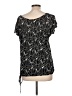 Valerie Bertinelli 100% Polyester Black Short Sleeve Blouse Size XL - photo 2