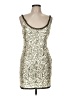 Bebe 100% Polyester Gold Tank Top Size M - photo 1
