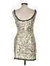 Bebe 100% Polyester Gold Tank Top Size M - photo 2