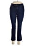 Flawless Solid Blue Jeans Size 14W - photo 1
