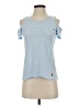 MICHAEL Michael Kors Blue Short Sleeve Top Size S - photo 1