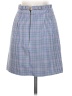 Topshop Houndstooth Blue Casual Skirt Size 2 - photo 2