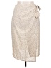 Shein Curve 100% Polyester Animal Print Ivory Casual Skirt Size 0X - photo 1