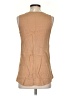 Le Chateau 100% Rayon Tan Sleeveless Blouse Size XS - photo 2