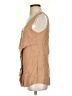 Le Chateau 100% Rayon Tan Sleeveless Blouse Size XS - photo 5