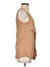 Le Chateau 100% Rayon Tan Sleeveless Blouse Size XS - photo 4