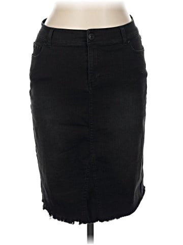 INC International Concepts Denim Skirt (view 1)