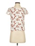Only Floral Ivory Short Sleeve Blouse Size EU 34 / US 4 - photo 1