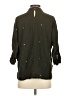 Zara Basic Green 3/4 Sleeve Button-Down Shirt Size S - photo 2