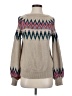 Unbranded Chevron-herringbone Tan Pullover Sweater Size S (estimated) - photo 1
