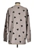 H&M Hearts Gray Pullover Sweater Size S - photo 2