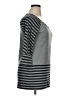 Norma Kamali 100% Cotton Gray 3/4 Sleeve Top Size XL - photo 4