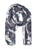 Unbranded 100% Polyester Paisley Blue Scarf One size - photo 1