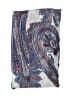 Unbranded 100% Polyester Paisley Blue Scarf One size - photo 2
