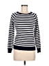 Cielo Stripes White Pullover Sweater Size M - photo 1