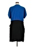 DKNYC 100% Polyester Color Block Blue Casual Dress Size 1X - photo 2