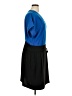 DKNYC 100% Polyester Color Block Blue Casual Dress Size 1X - photo 4