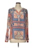 Tolani Orange Long Sleeve Blouse Size L - photo 1