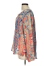 Tolani Orange Long Sleeve Blouse Size L - photo 5