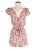 American Eagle Outfitters 100% Viscose Floral Pink Romper Size XS - photo 1
