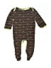 Circo 100% Cotton Brown Long Sleeve Onesie Size 0-3 mo - photo 1