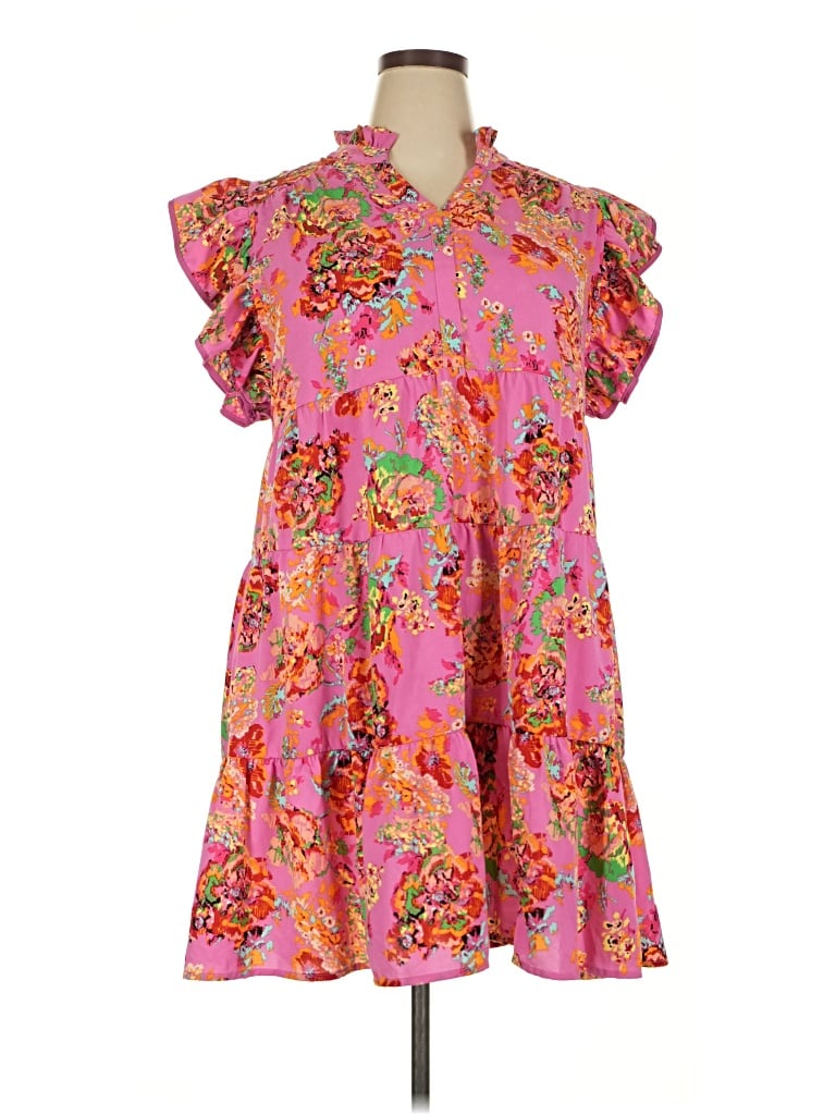Pre-owned Umgee Casual Dress In Pink