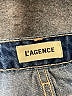 L'Agence 100% Cotton Blue Denim Shorts Size 30 waist - photo 3