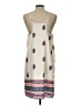 Amanda U. 100% Polyester Paisley Ivory Casual Dress Size L - photo 2
