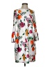 ASOS Print White Casual Dress Size 4 - photo 1