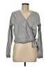 Mossimo Gray Long Sleeve Blouse Size M - photo 1