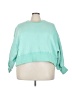 chic soul (chicsoul.com) Teal Sweatshirt Size 3X - photo 1