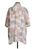 Alfred Dunner Color Block Pink Short Sleeve Button-Down Shirt Size 24 waist - photo 2