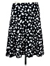 Lily Graphic Black Casual Skirt Size M - photo 1
