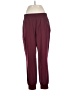 Chico's Solid Burgundy Track Pants Size Med (1.5) - photo 1