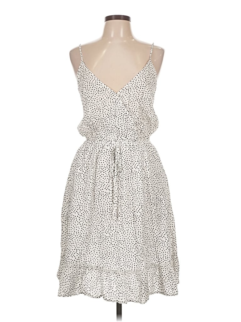 Pre-owned Unbranded Casual Dress In White