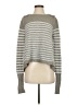 Free People Stripes Gray Pullover Sweater Size S - photo 1
