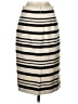 J.Crew Stripes Ivory Formal Skirt Size 0 - photo 2